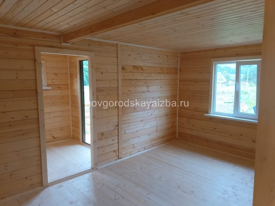 Отделка каркасного дома 6х8